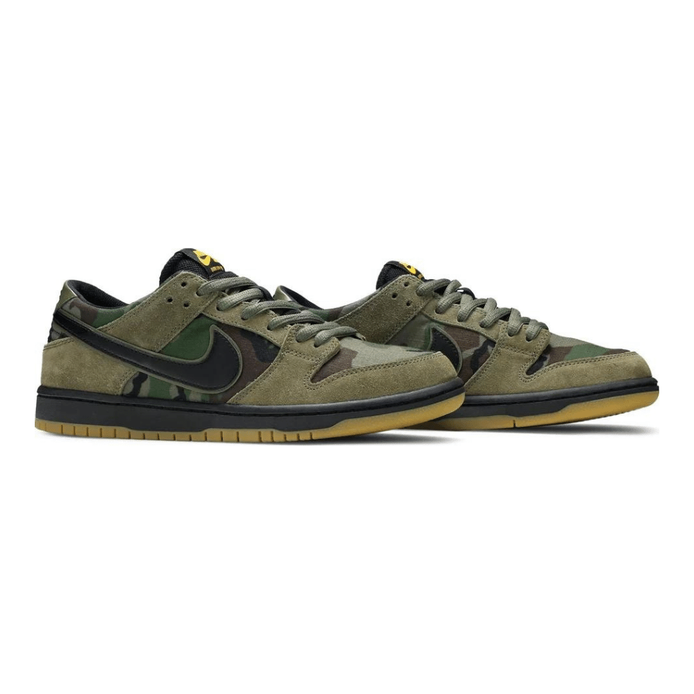 Nike sb zoom dunk low pro camo hotsell