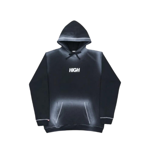 Moletom High Company Bleached Logo Black