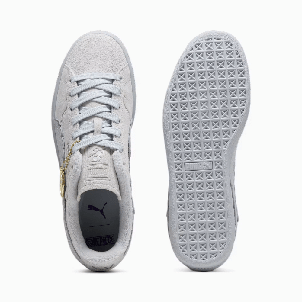 One Piece x Puma Suede Straw Hat Luffy Feather Gray foto 2