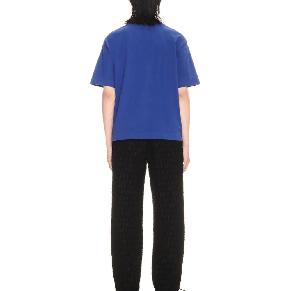 Camiseta Off-White Stamp Slim Fit Blue foto 2