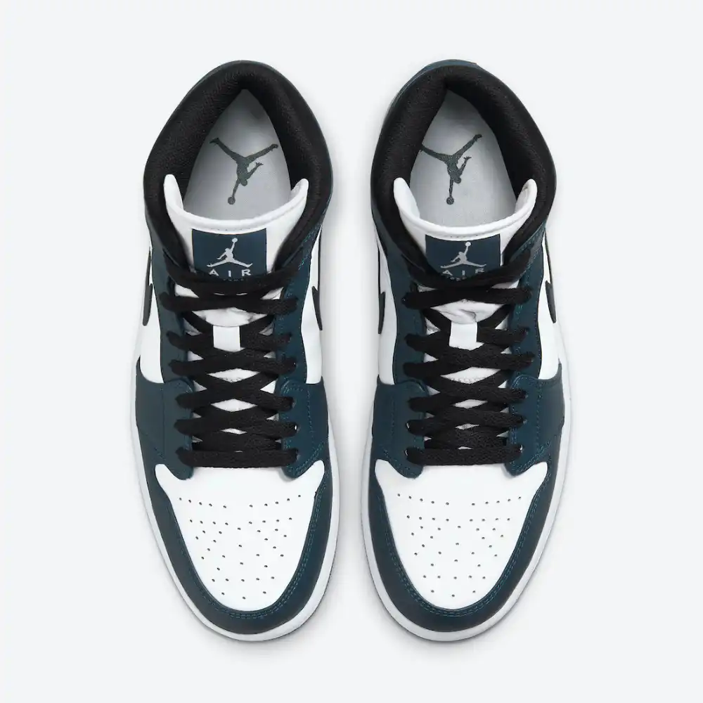Air Jordan 1 Mid Dark Teal - Droper