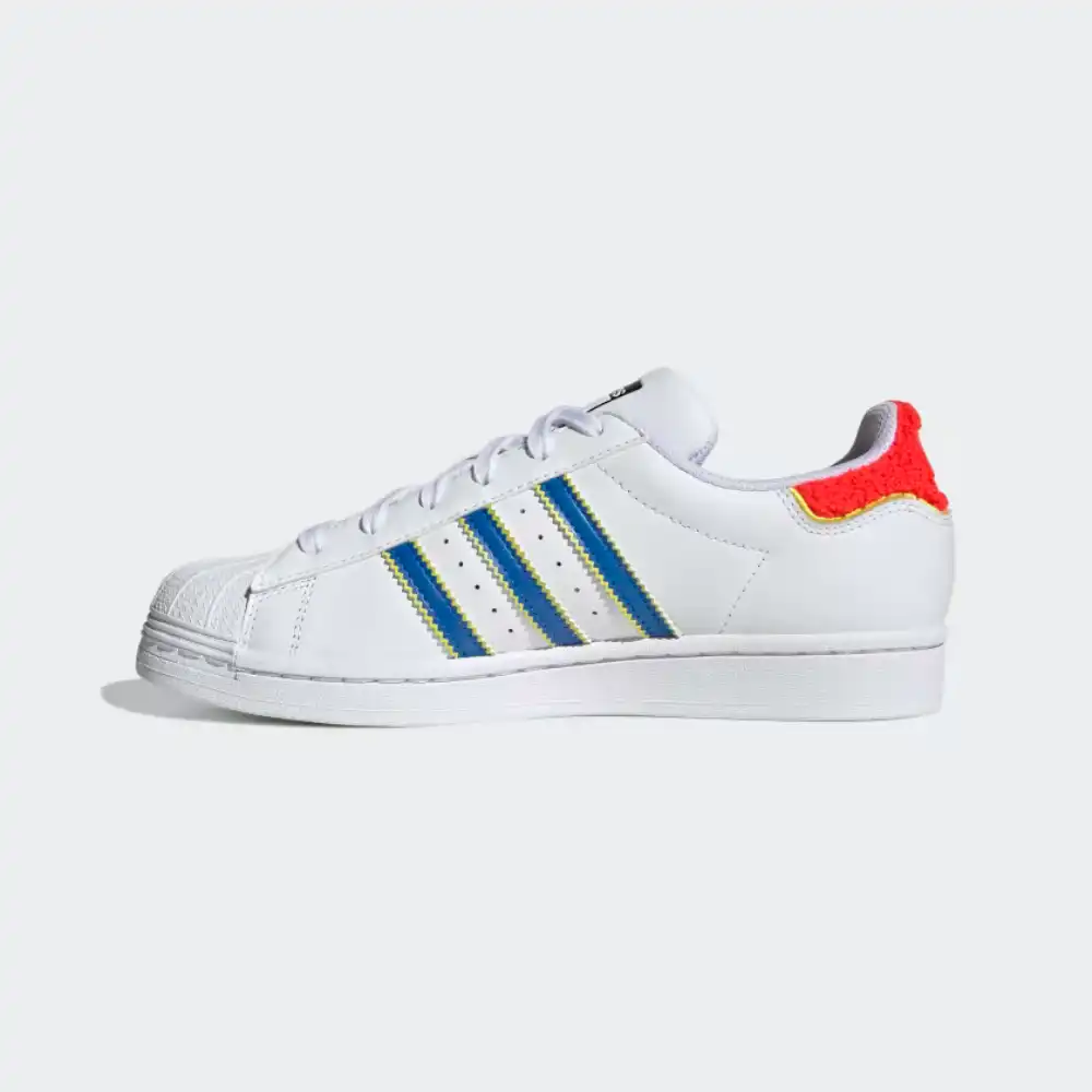 adidas Superstar Cloud White Bright Royal foto 3