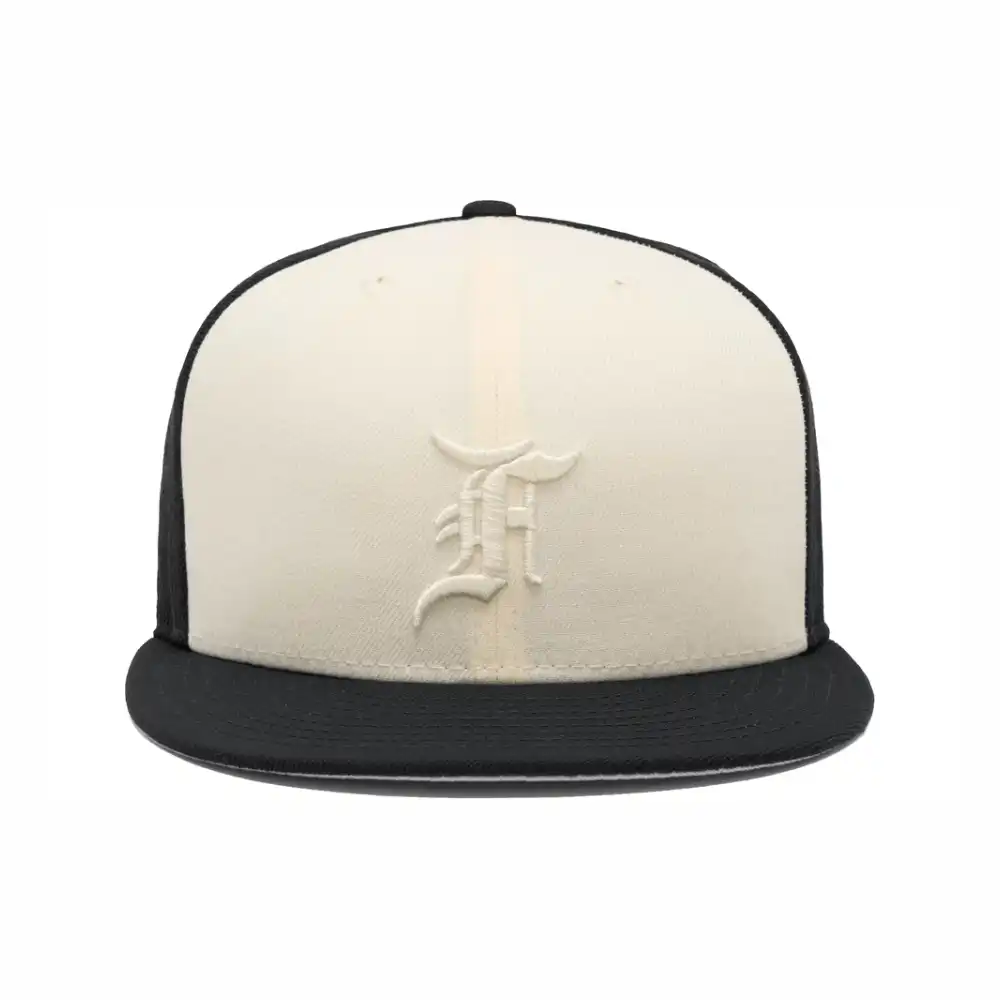 New Era x Fear of God Essentials Fitted Cap 59FIFTY Black Size good 7 NWT MLB NEW