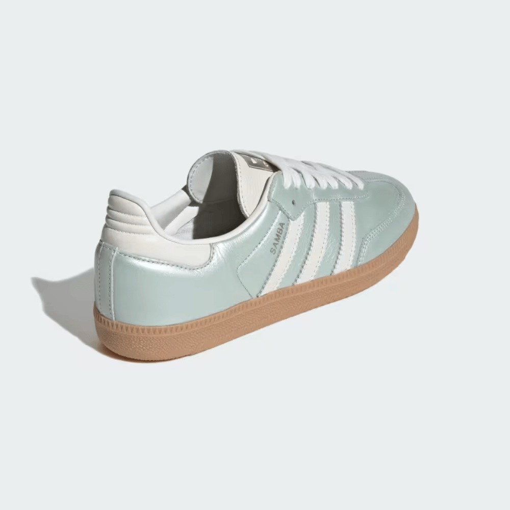 adidas Samba OG Linen Green Metallic foto 4
