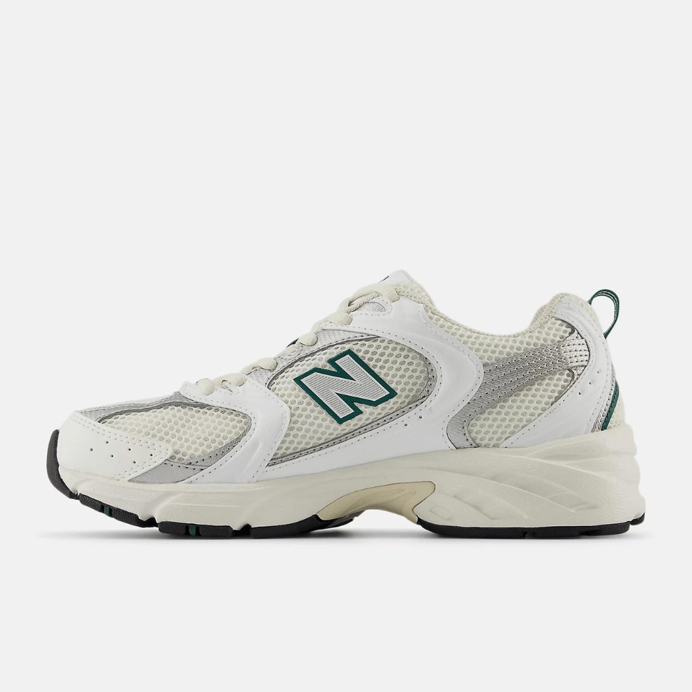 New Balance 530 Sea Salt White Marsh Green foto 3