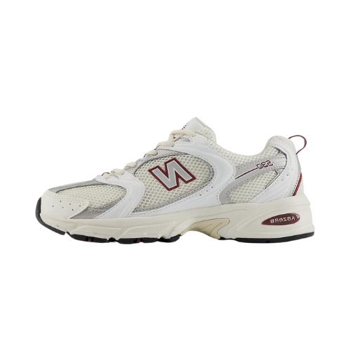 New Balance 530 Sea Salt White Mercury Red