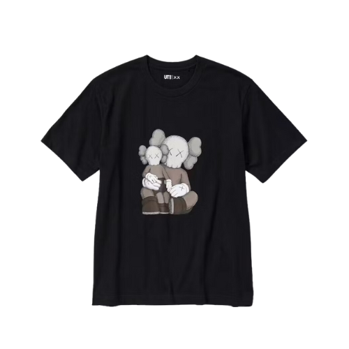 Uniqlo x KAWS Camiseta UT Short Sleeve Graphic US Sizing Black