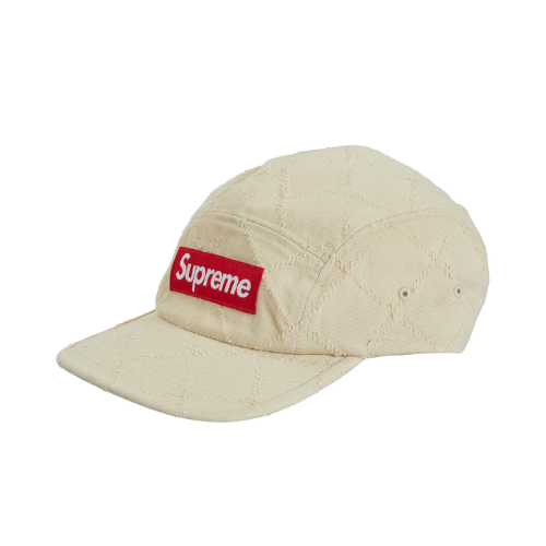 Boné Supreme Waxed Cotton Camp Cap Ice - Droper