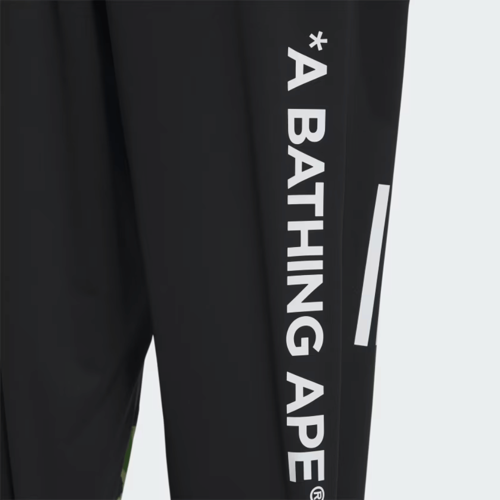 BAPE x adidas Calça Golf Wind.RDY Black foto 5