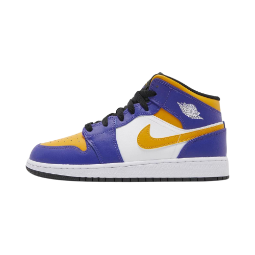 Air Jordan 1 Mid GS Lakers