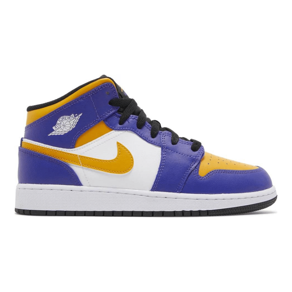 Air Jordan 1 Mid GS Lakers foto 1