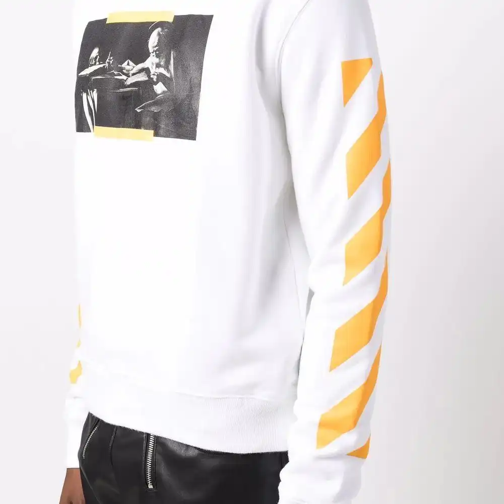 Off-White Moletom Caravaggio Painting Slim foto 1