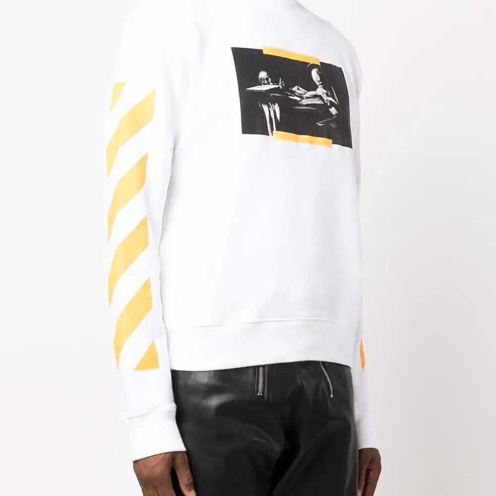 Off-White Moletom Caravaggio Painting Slim foto 2