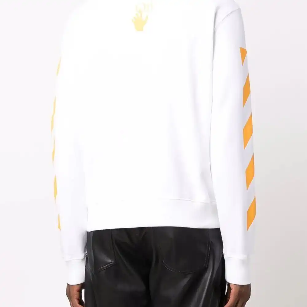 Off-White Moletom Caravaggio Painting Slim foto 3