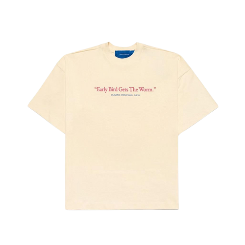 Camiseta Quadro Creations Early Bird Off-White