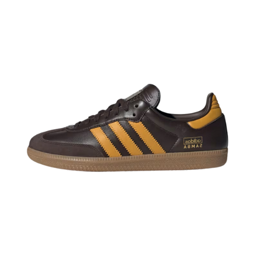 adidas Samba OG Dark Brown Preloved Yellow