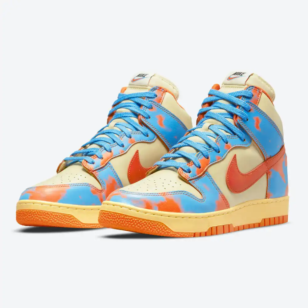 Nike sb dunk high cheap femme orange