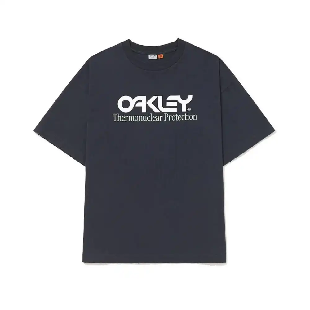 Camiseta Oakley Back to Skull Big Graphic Tee - Cinza