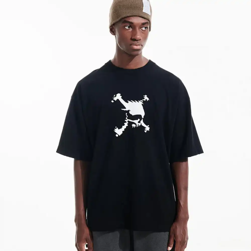Camiseta Piet x Oakley Metal Preta/Branco - NewSkull