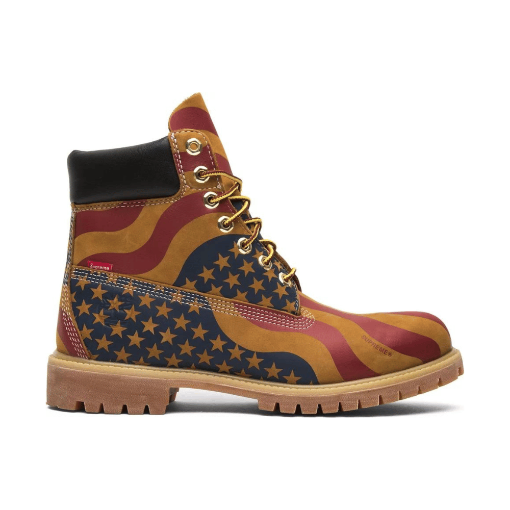 Supreme x Timberland Bota 6" Stars & Stripes Wheat foto 1