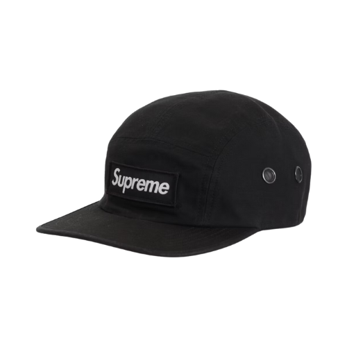 Boné Supreme Corduroy Pocket Camp Black - Droper