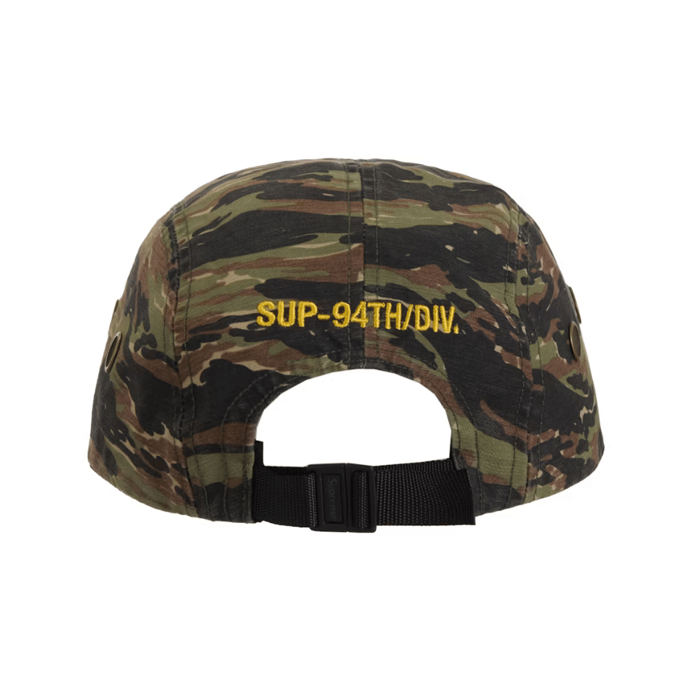 Boné Supreme Military Camp Olive Tiger Camo - Droper