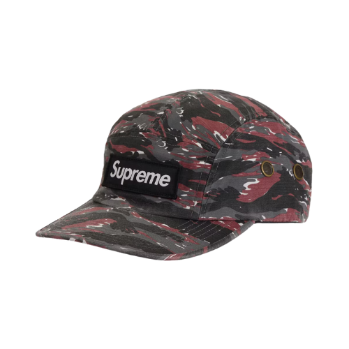 Boné Supreme Military Camp Red Tiger Camo