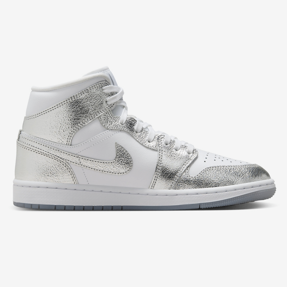 Air Jordan 1 Mid SE Metallic Silver foto 3