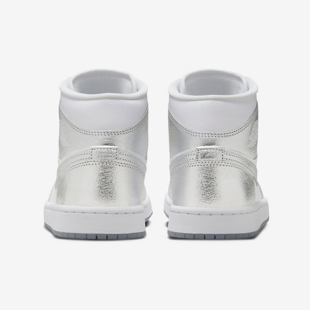 Air Jordan 1 Mid SE Metallic Silver foto 4