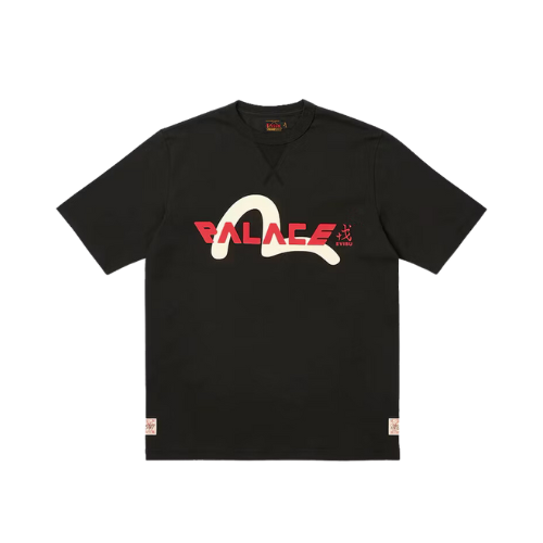 Evisu x Palace Camiseta Logo Black