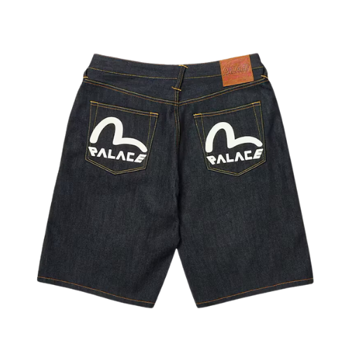 Evisu x Palace Short Long Denim Raw