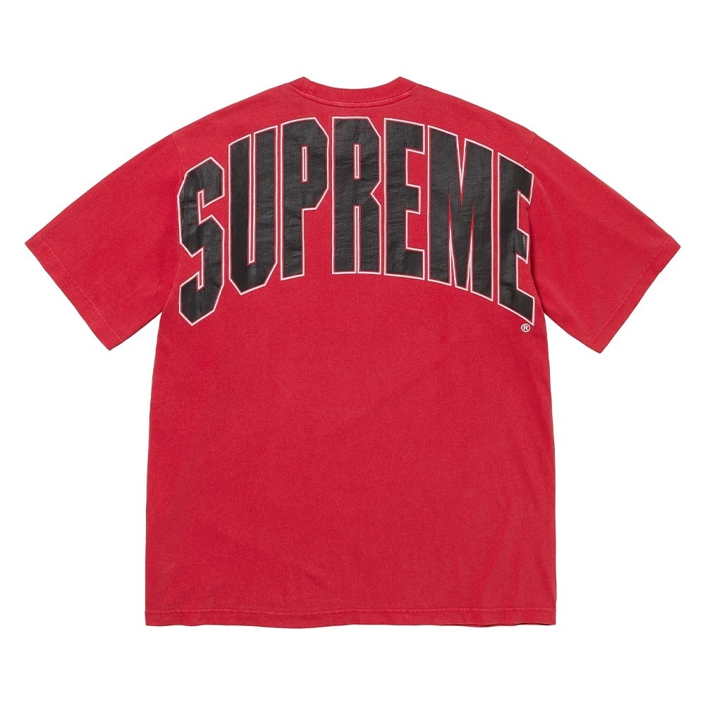 Camiseta Supreme Cracked Back Arc S/S Red foto 1