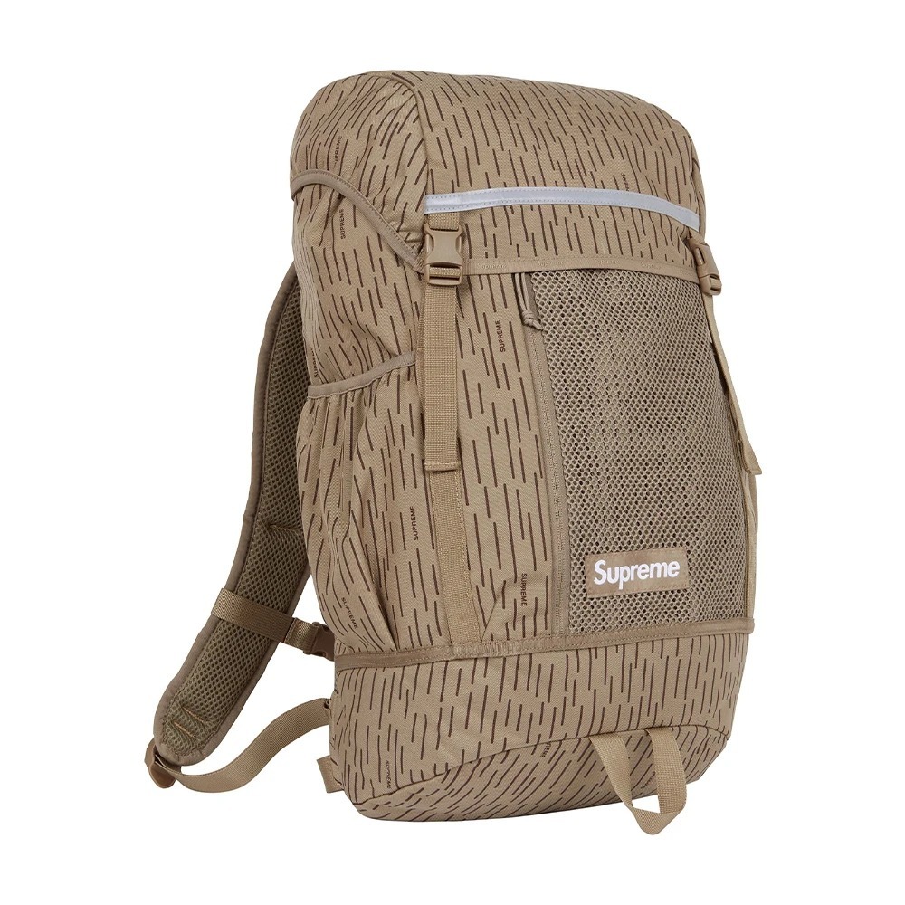 Mochila Supreme Tan Raindrop foto 2