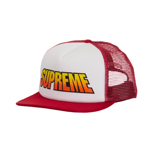 Boné Supreme Gradient Mesh Back 5-Panel Red