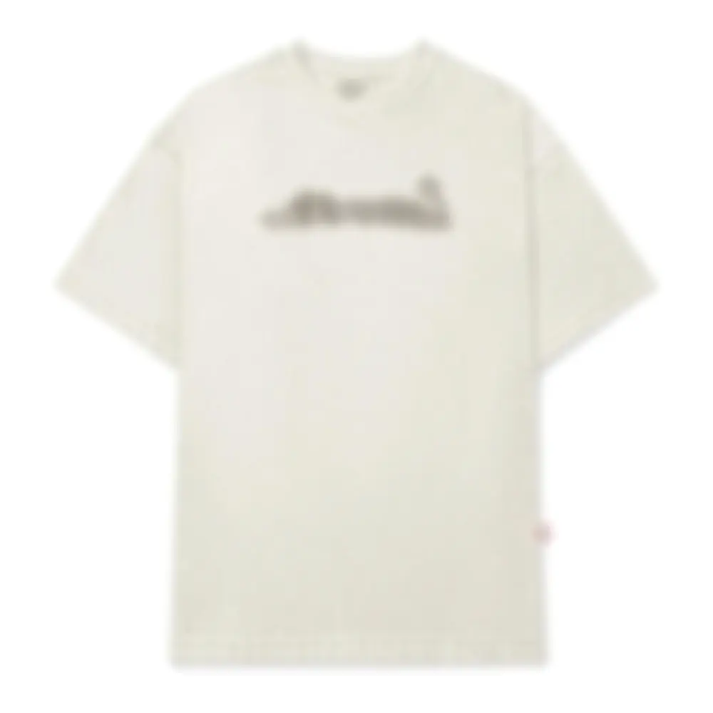 Camisa Barra Crew Signature Logo Off White