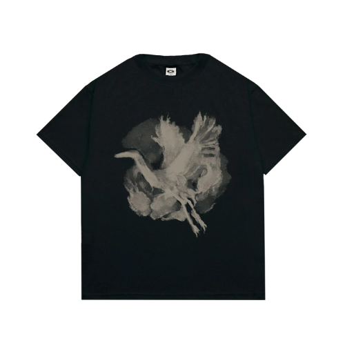 Camisa Barra Crew Ahlma Lama Preta