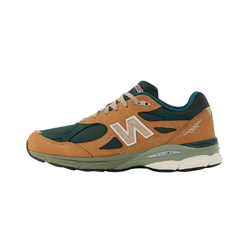 New Balance 990v3 Made in USA Tan Green