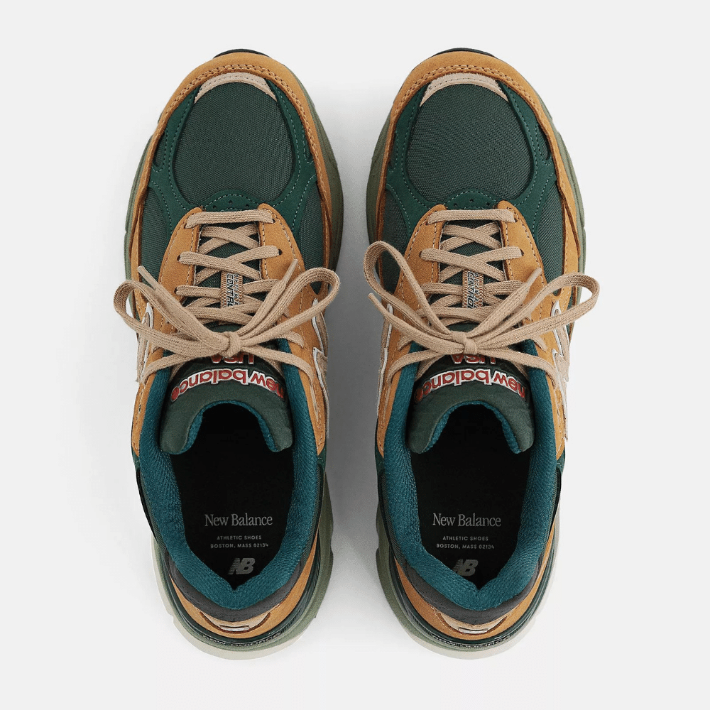 New Balance 990v3 Made in USA Tan Green - Droper