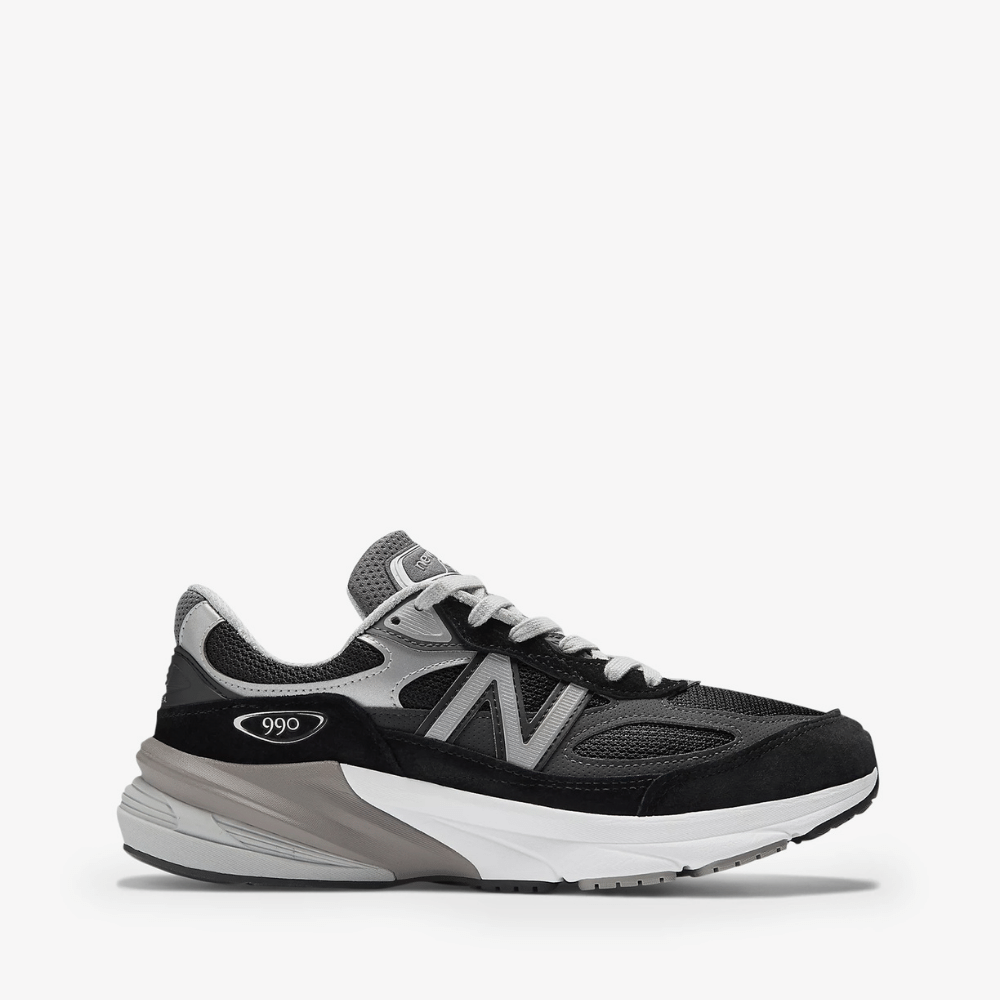 New Balance 990v6 MiUSA Black Grey White - Droper