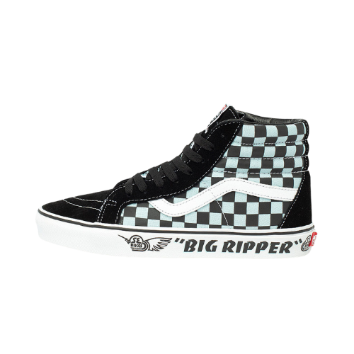 SE Bikes x Vans Sk8-Hi Reissue Big Ripper Black Reflective Checkerboard