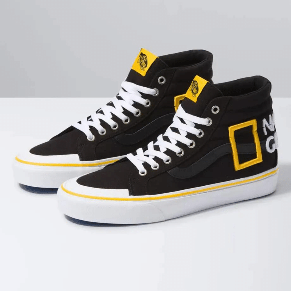 Vans x National Geographic Old Skool outlet Black & Yellow Skate Shoes