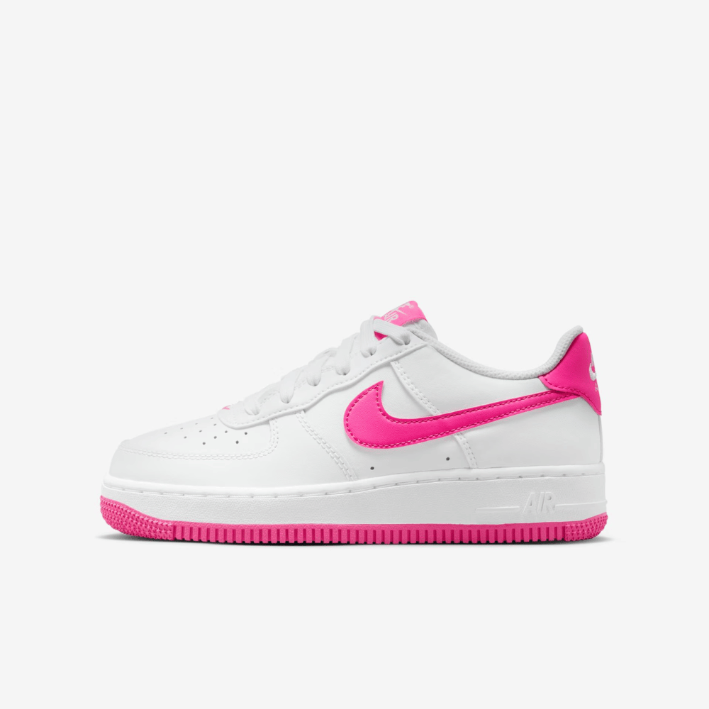Nike Air Force 1 Low GS White Laser Fuchsia foto 1