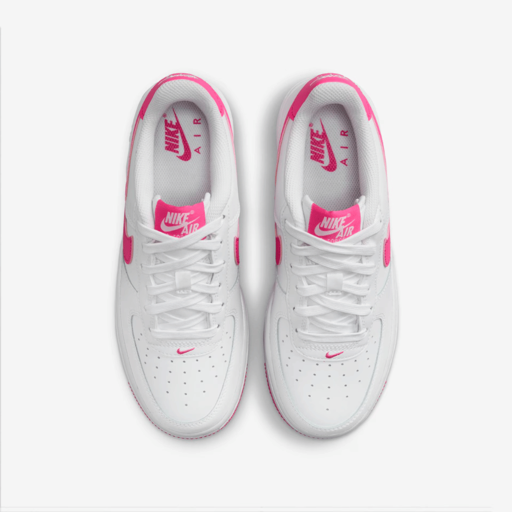 Nike Air Force 1 Low GS White Laser Fuchsia - Droper