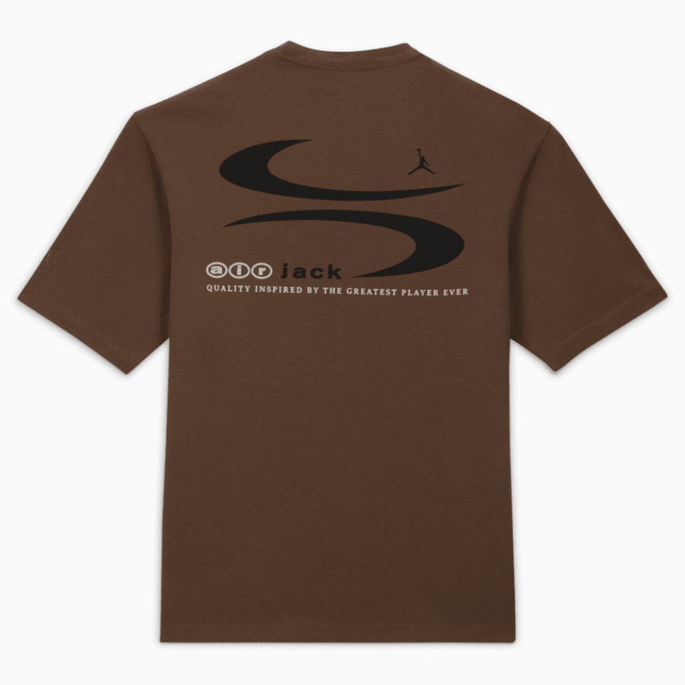 Travis Scott x Jordan Camiseta Brown foto 1