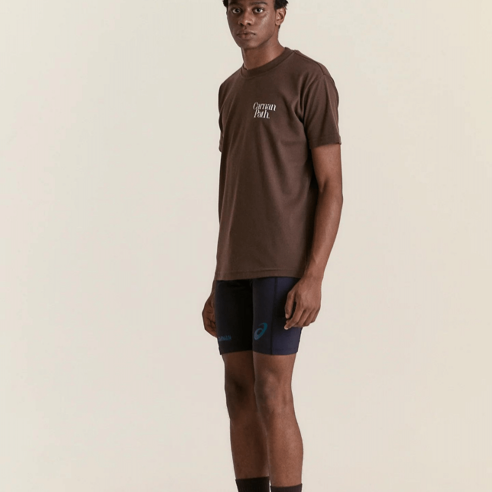 Asics x Carnan Camiseta Heavy Path Marrom foto 2