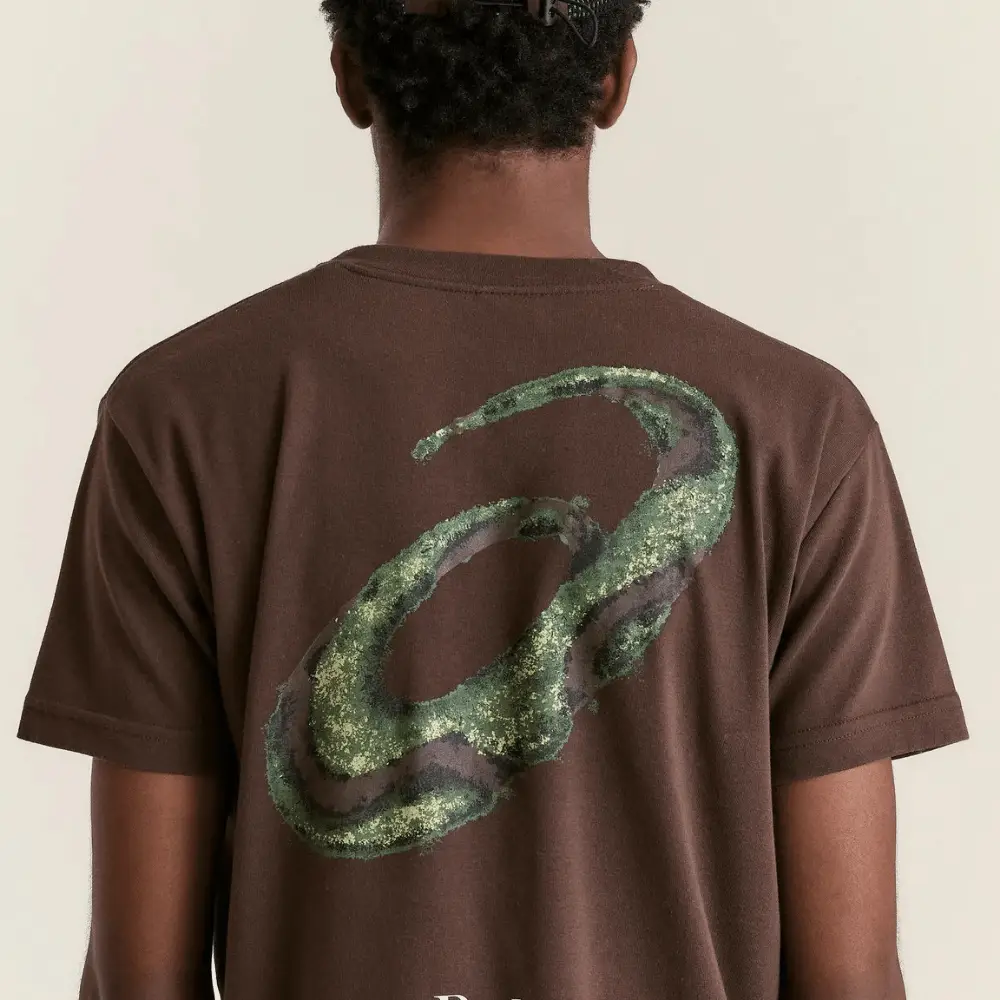 Asics x Carnan Camiseta Heavy Path Marrom foto 4