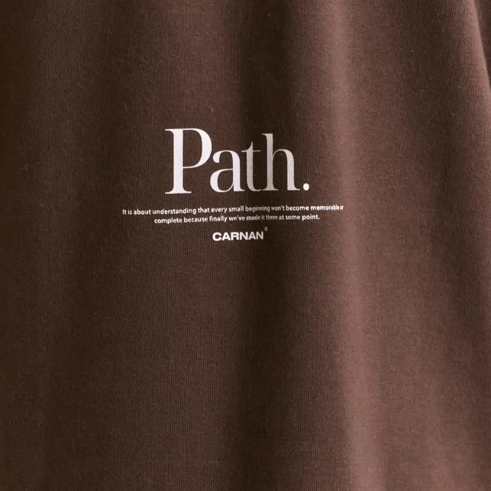 Asics x Carnan Camiseta Heavy Path Marrom foto 5