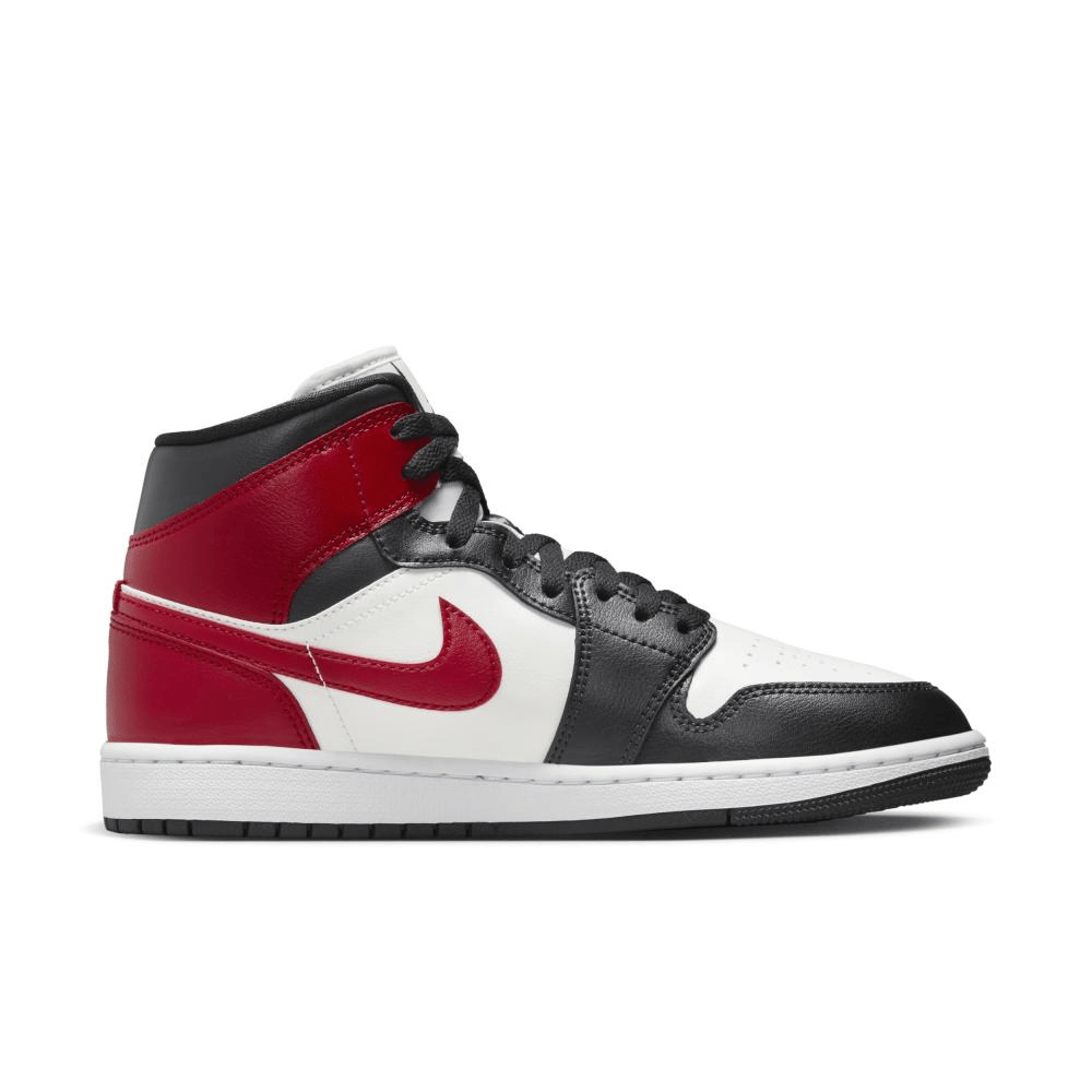 Air Jordan 1 Mid Gym Red Off Noir foto 3