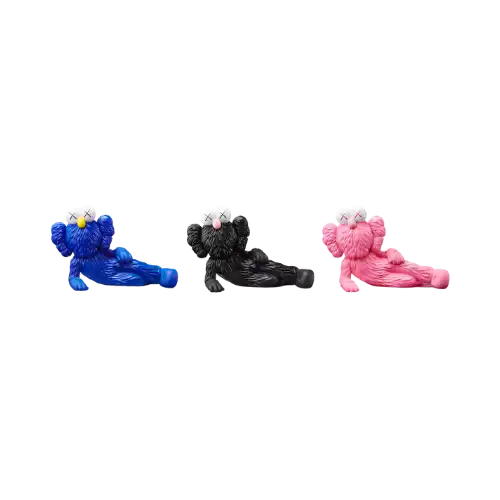 KAWS TIME OFF Vinyl Figure Pink - Droper