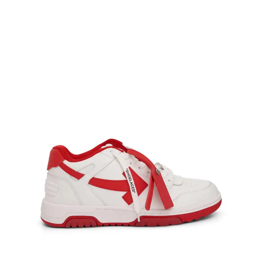 Off-White Out Of Office Low White Red foto 1